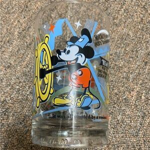 Walt Disney World McDonalds Commemorative Glass 100 Years of Magic MICKEY MOUSE